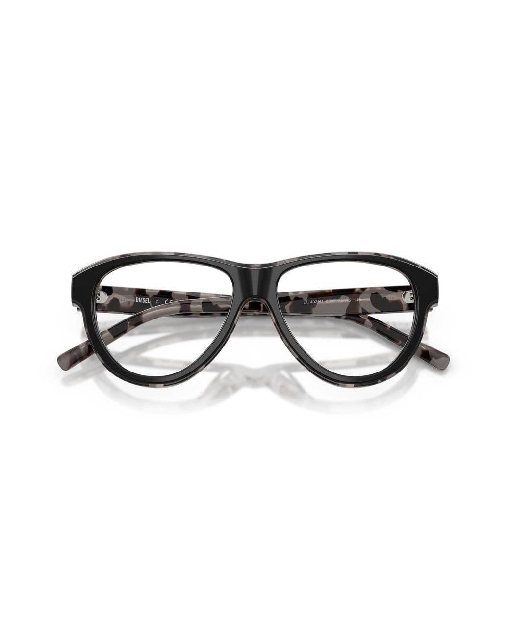 DIESEL Black Dl4031U 2068 Optical Frames Acetate Transparent Pilot Normal