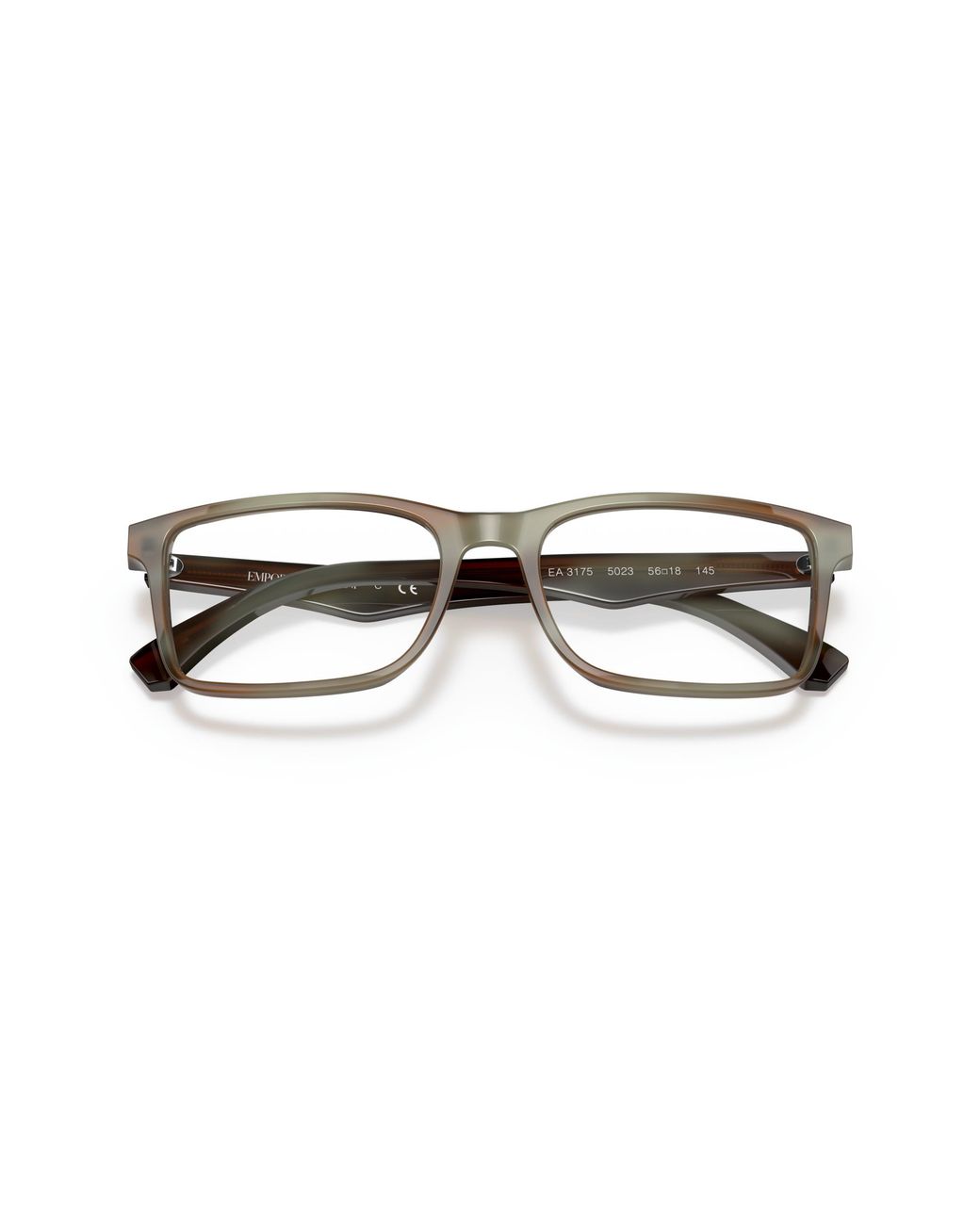 Emporio Armani Black Ea3175 5023 Optical Frames Plastic Squared for men