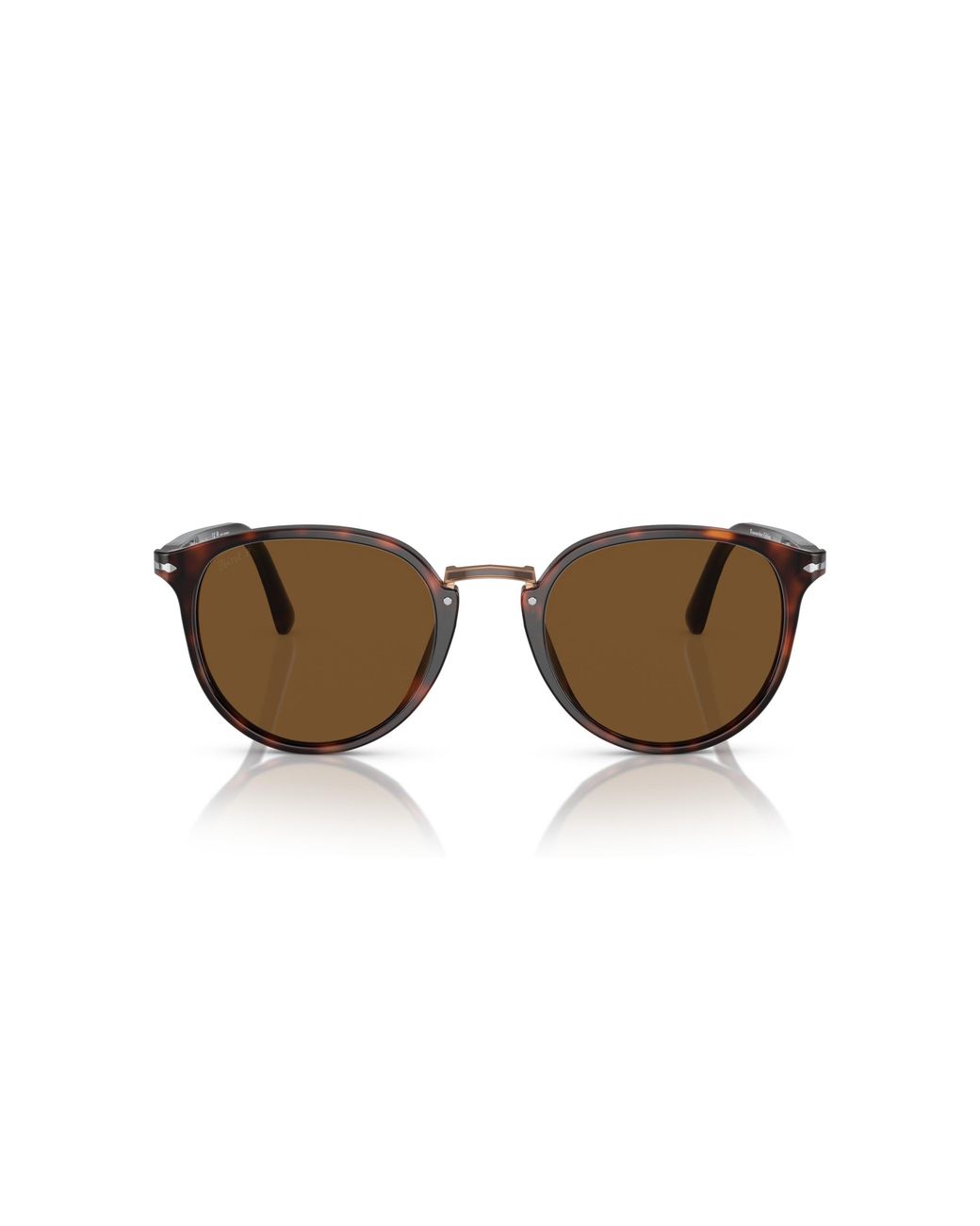 Persol Black Po3210S 24/57 Sunglasses Acetate Round Polarized for men