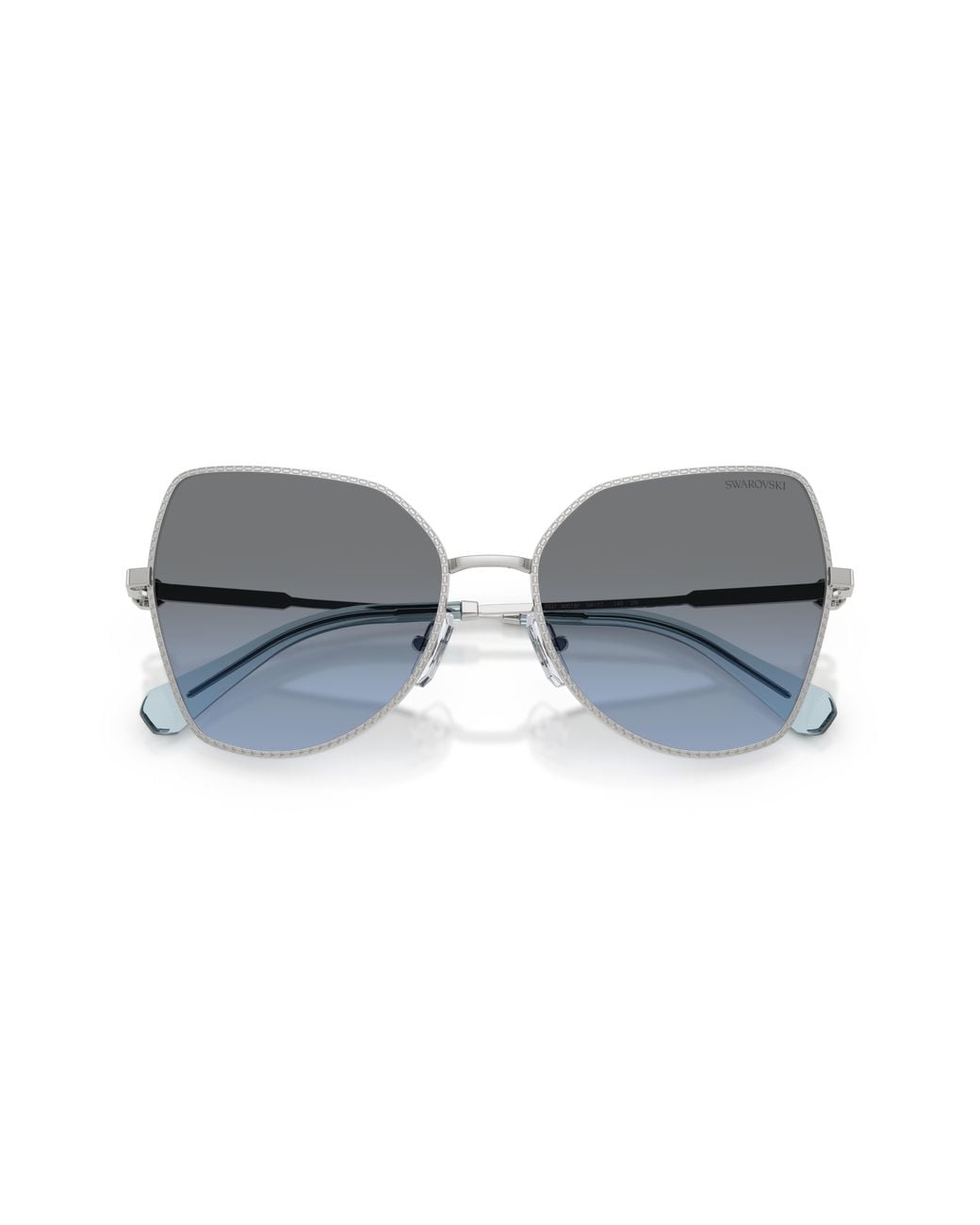 Swarovski Black Sk7037 40018F Sunglasses Metal Butterfly Normal Nuanced
