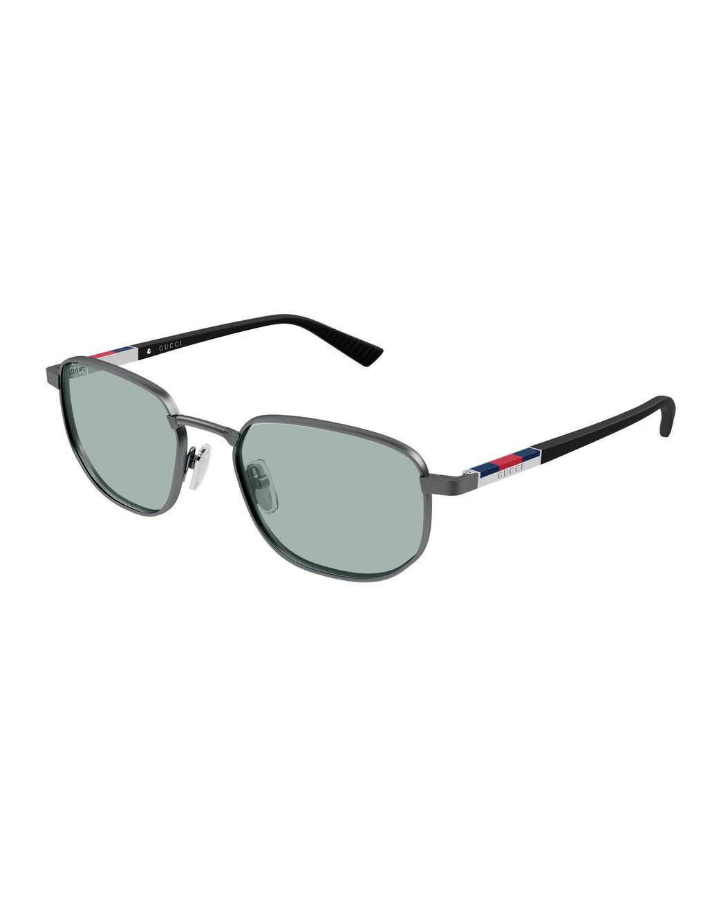 Gucci Black Gg2093S 002 Sunglasses Metal Squared for men
