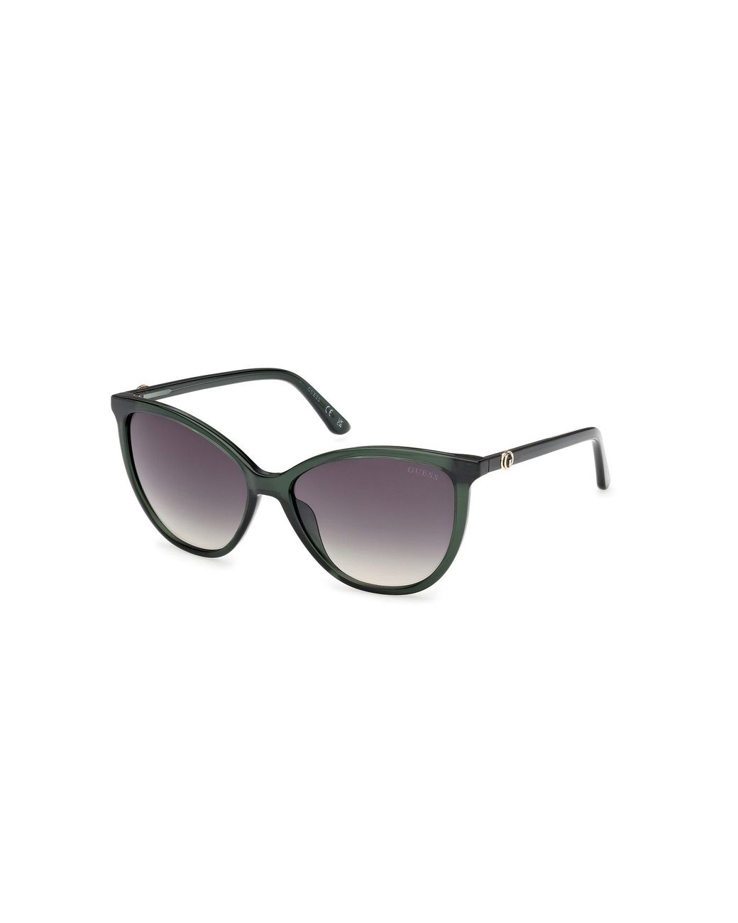 Guess Black Gu00256 96P Sunglasses Injected Cat Eye Normal