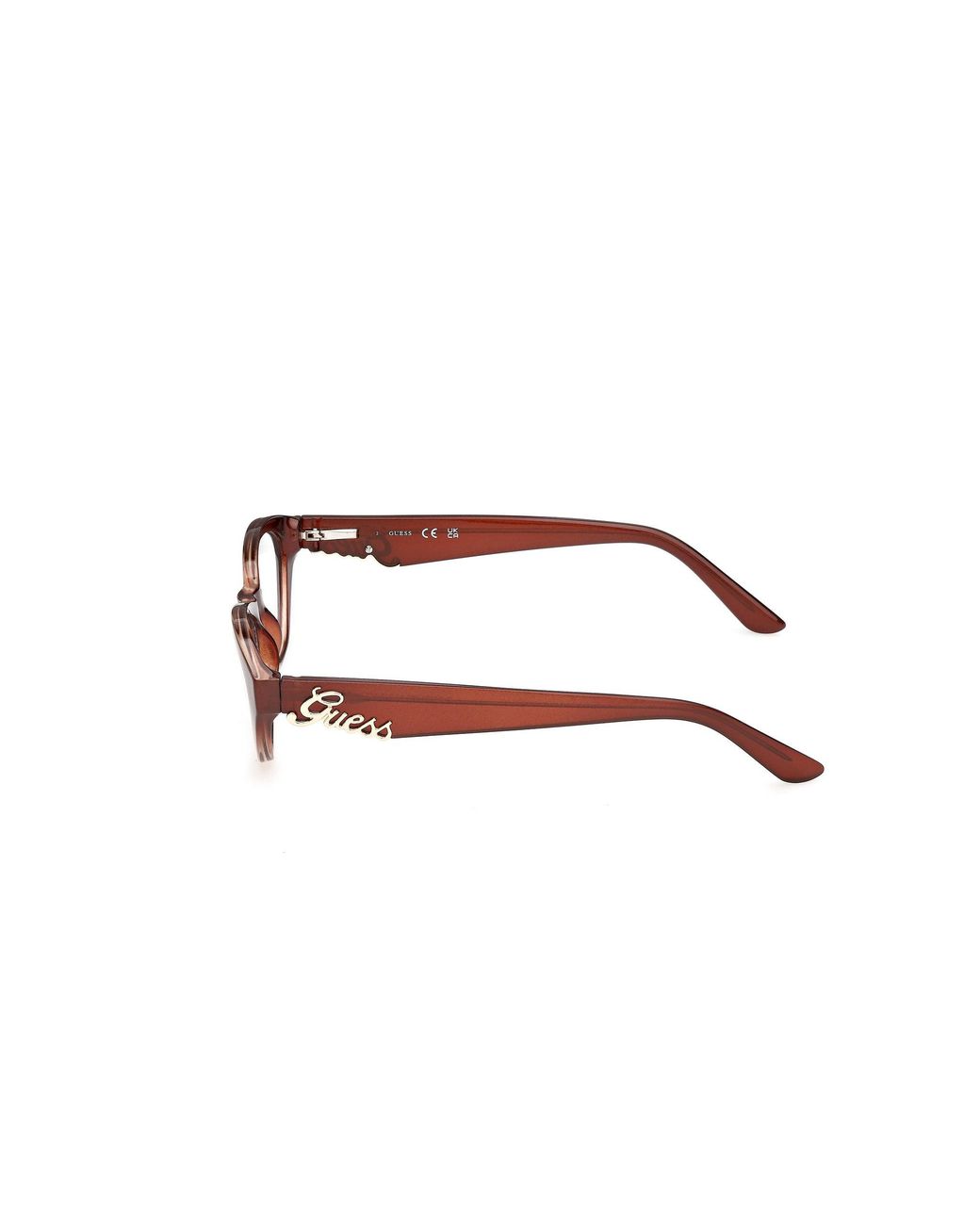 Guess Black Gu50389 50 Optical Frames Injected Cat Eye Normal