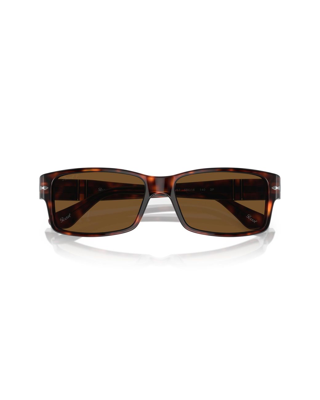 Persol Black Po2803S 24/57 Sunglasses Acetate Squared Polarized for men
