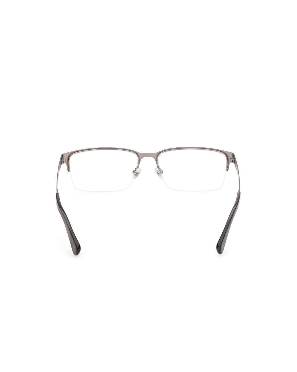 Timberland Black Tb50037 11 Optical Frames Metal Squared Normal for men
