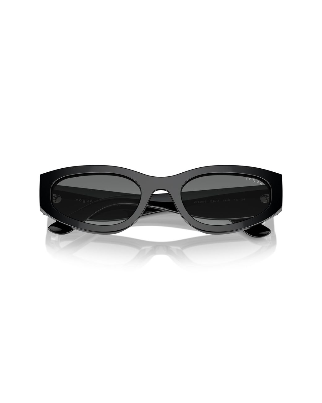 Vogue Eyewear Black Vo5585S W44/11 Sunglasses Acetate Geometric Normal Shaded