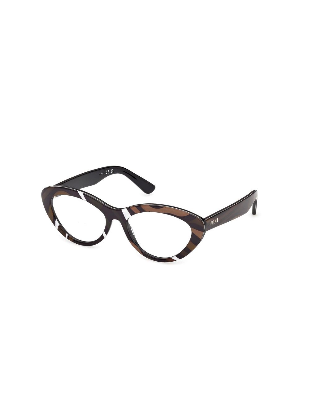 Emilio Pucci Black Ep5287 99 Optical Frames Cat Eye Normal