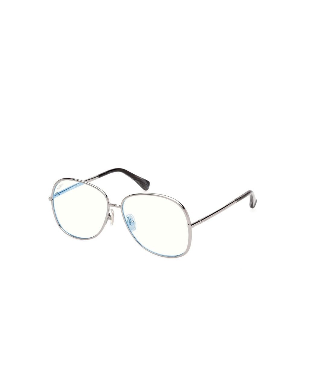 Max Mara Black Mm5256-B 14 Optical Frames Metal Geometric Normal
