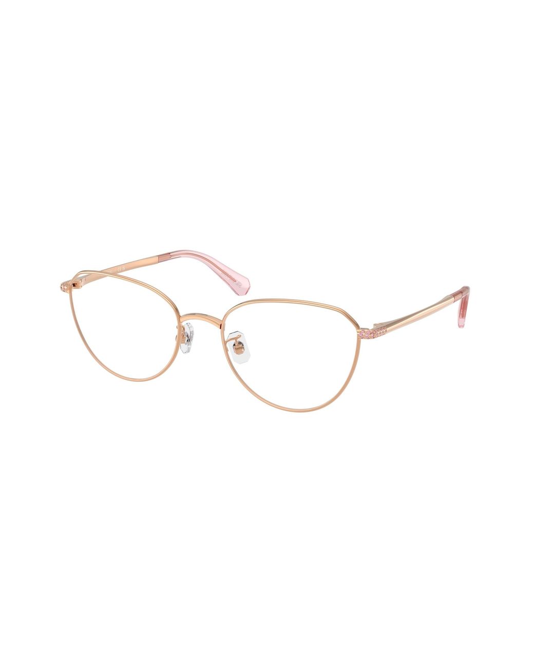 Swarovski Black Sk1029D 4017 Optical Frames Metal Round Normal