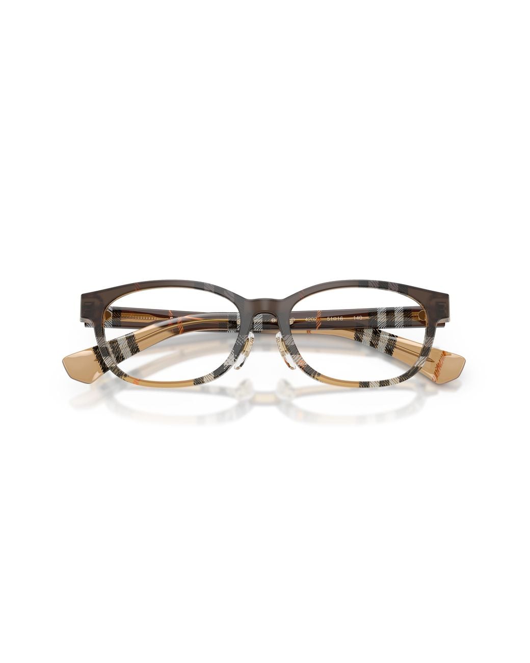 Burberry Black Be2447D 4202 Optical Frames Acetate Round Normal