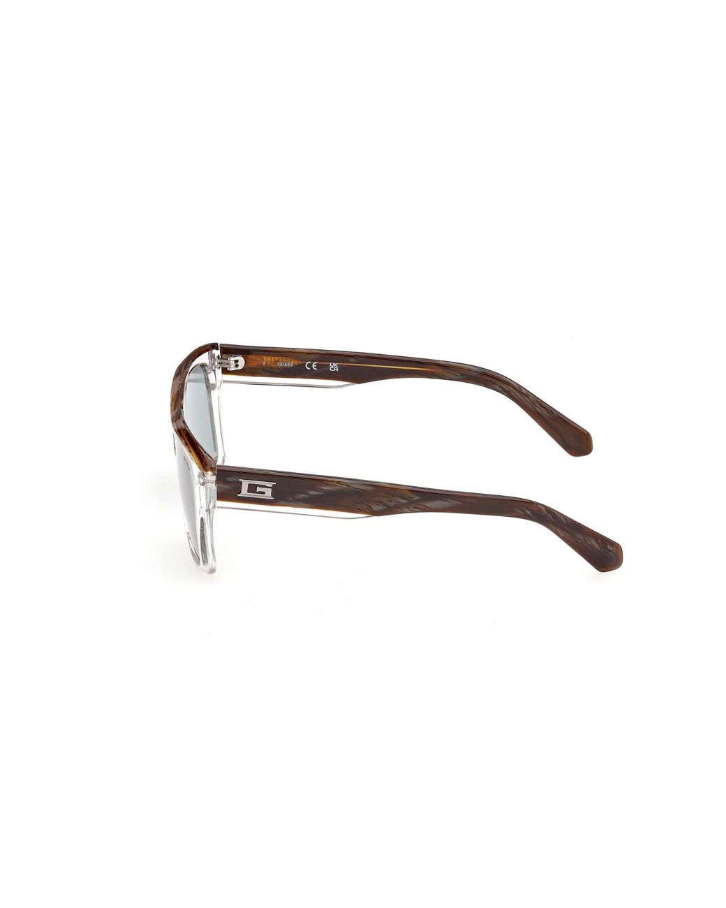 Guess Black Gu00368 26N Sunglasses Acetate Squared Normal for men
