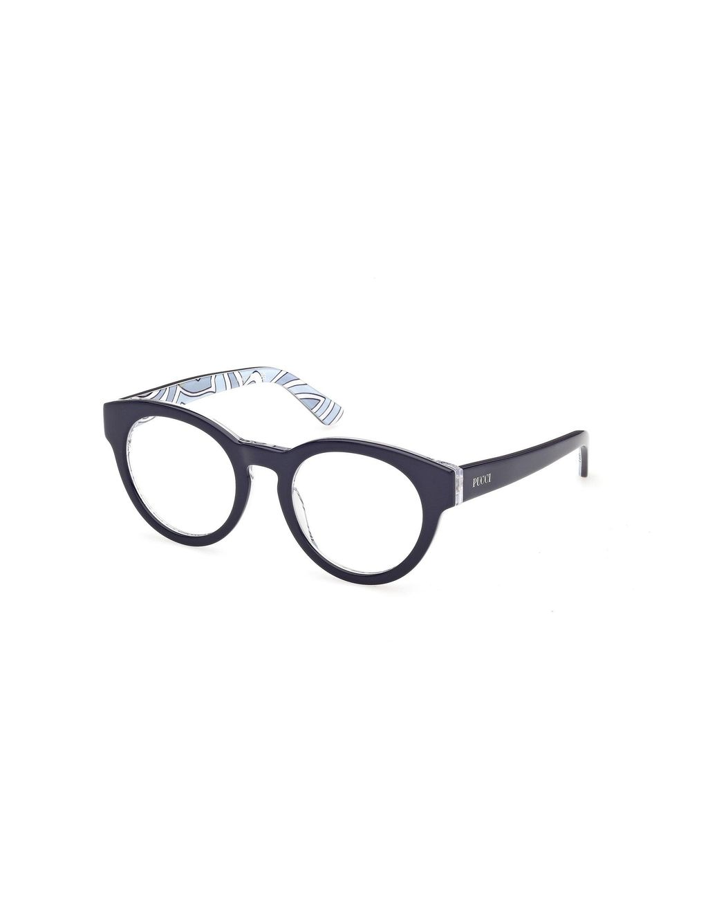 Emilio Pucci Black Ep5282 092 Optical Frames Acetate Round Normal