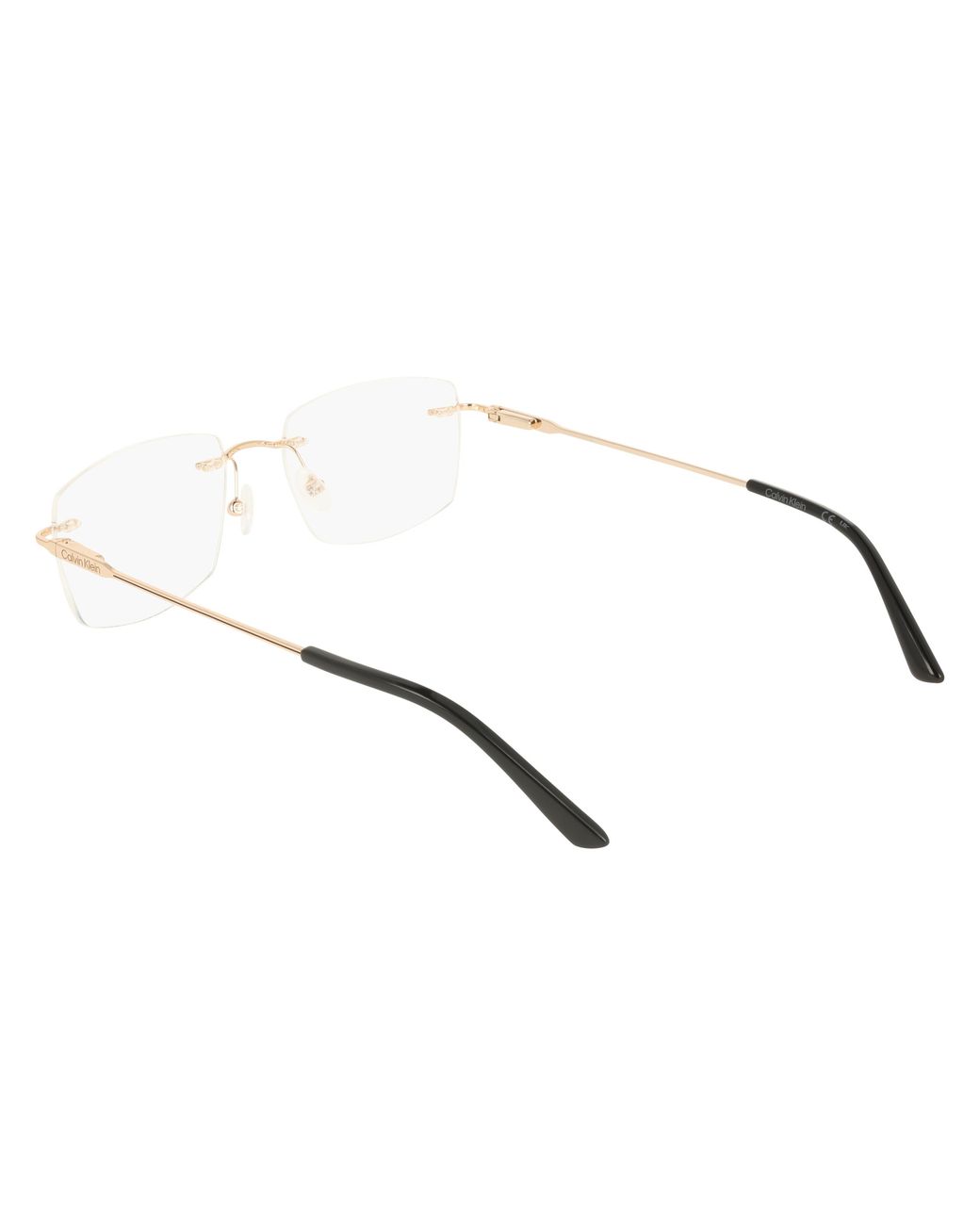 Calvin Klein Black Ck26116I 719 Optical Frames Metal Squared Normal for men