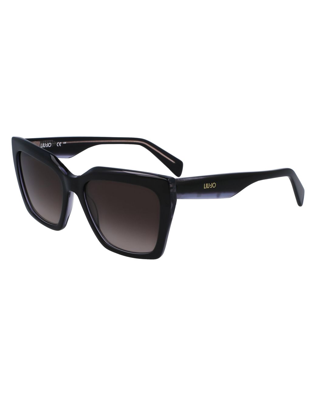 Liu Jo Black Lj795S 005 Sunglasses Acetate Squared Normal Shaded