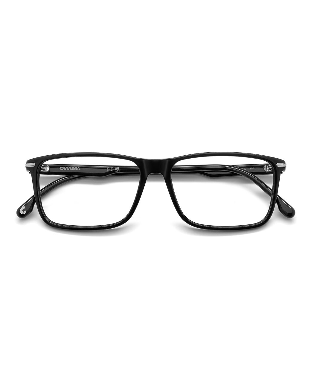 Carrera Black 382 807 Optical Frames Acetate Squared Normal for men