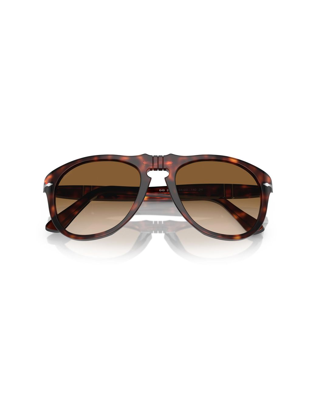 Persol Black Po0649 24/51 Sunglasses Acetate Pilot Normal for men