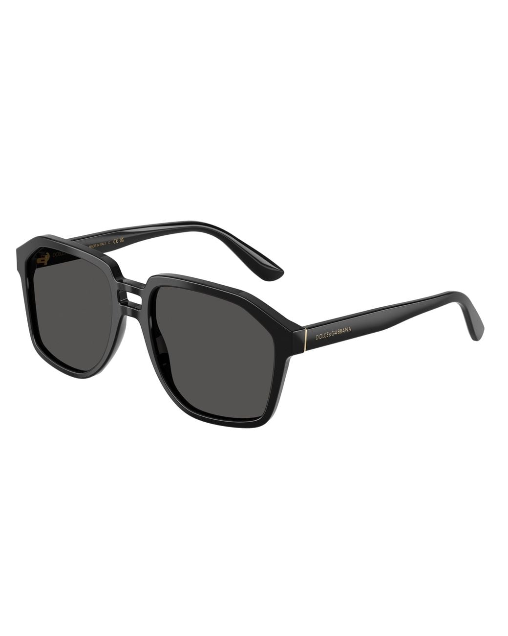 Dolce & Gabbana Black Dg4568 501/87 Sunglasses Acetate Pilot Normal for men