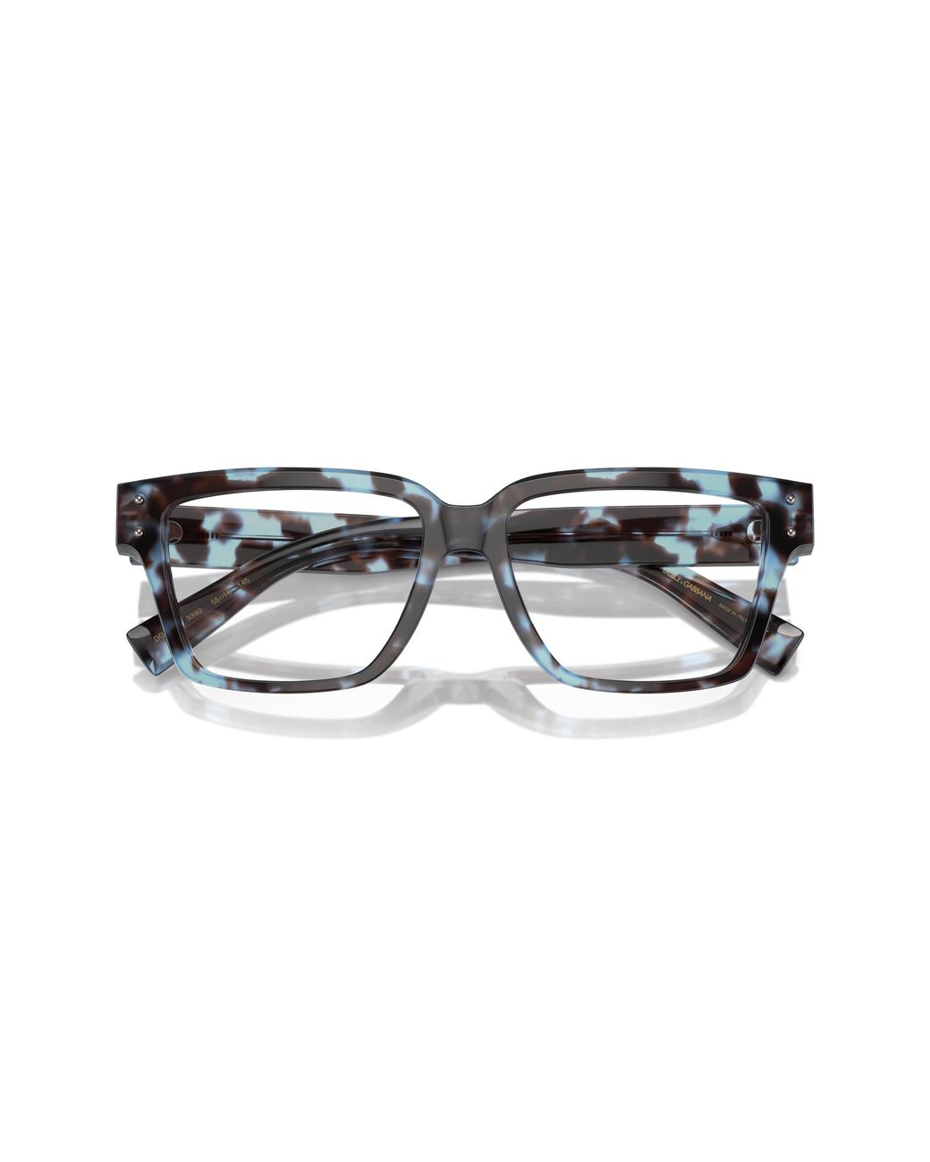 Dolce & Gabbana Black Dg3383 3392 Optical Frames Acetate Transparent Squared Normal for men