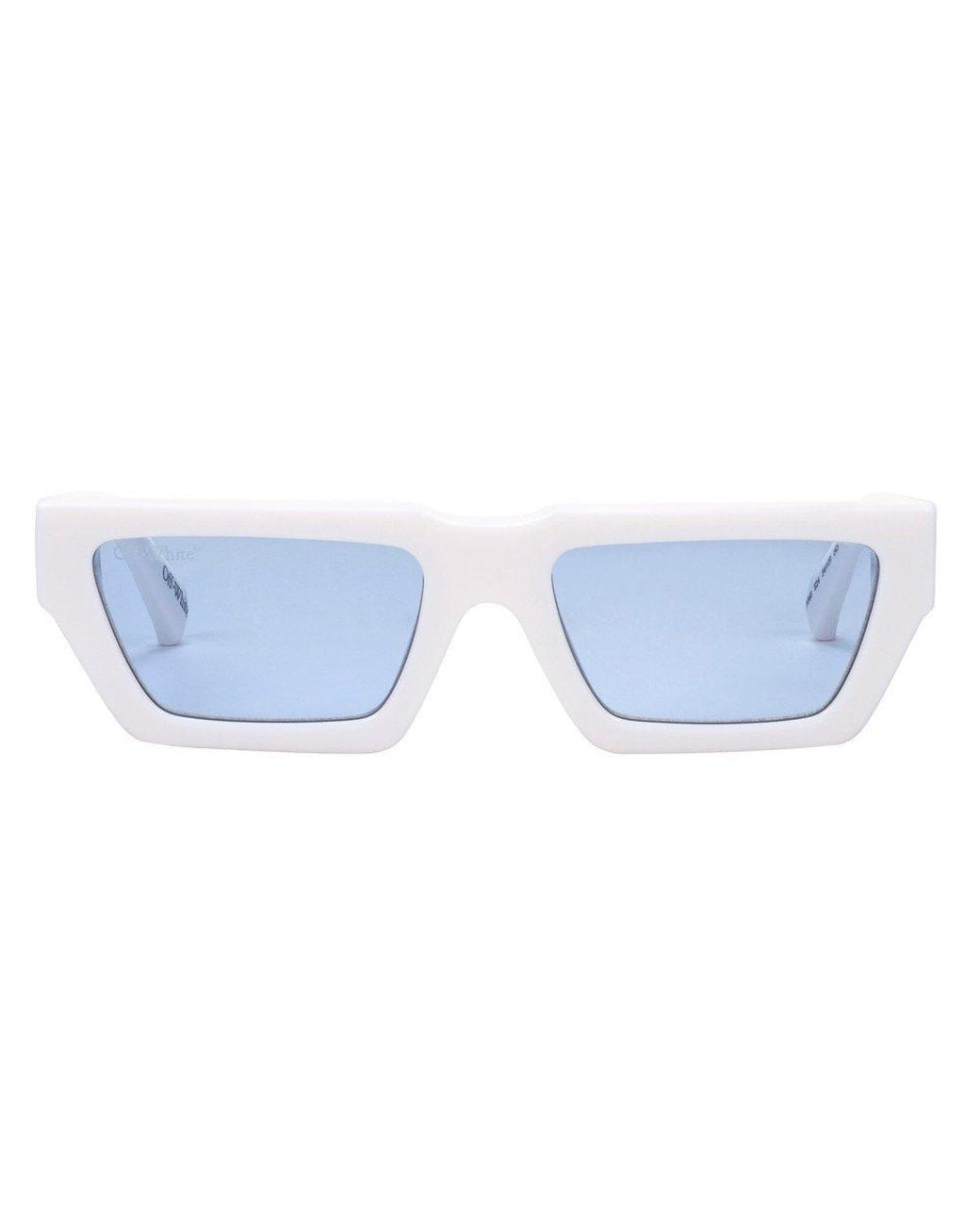 Off-White c/o Virgil Abloh Blue Ow1068 Manchester 824 Sunglasses Acetate Cat Eye Normal