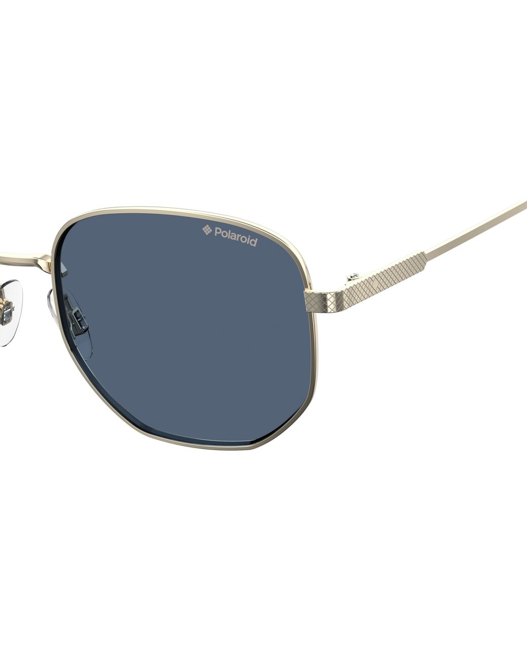 Polaroid Black Pld 2081/S/X 3Yg/C3 Sunglasses Metal Squared Polarized for men