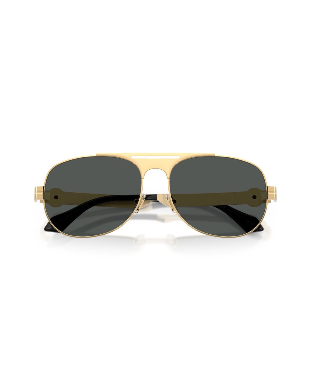 Versace Black Ve2302 152387 Sunglasses Metal Pilot Normal for men