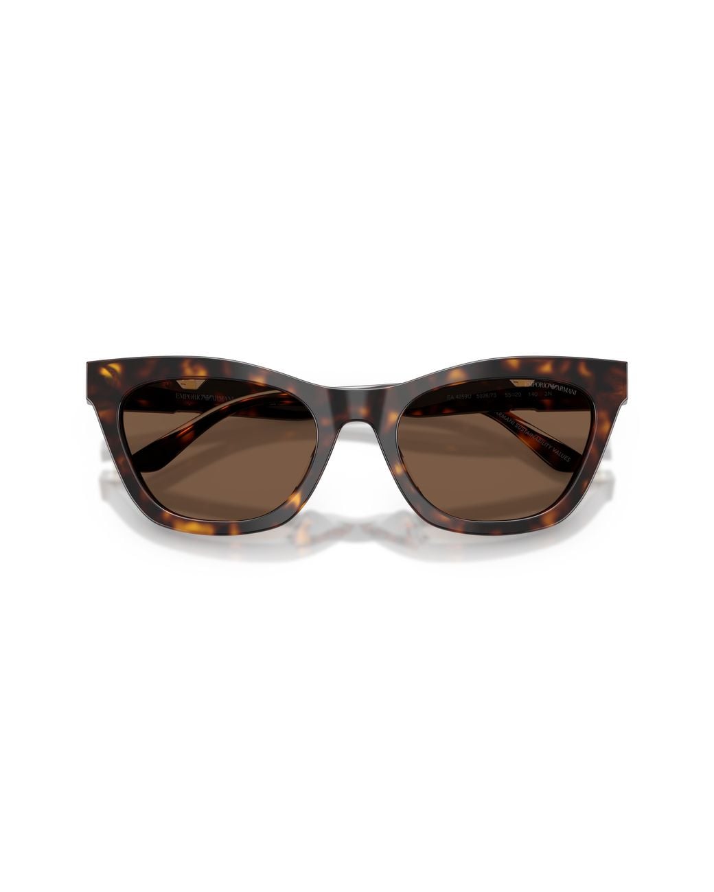 Emporio Armani Black Ea4259U 502673 Sunglasses Acetate Cat Eye Normal