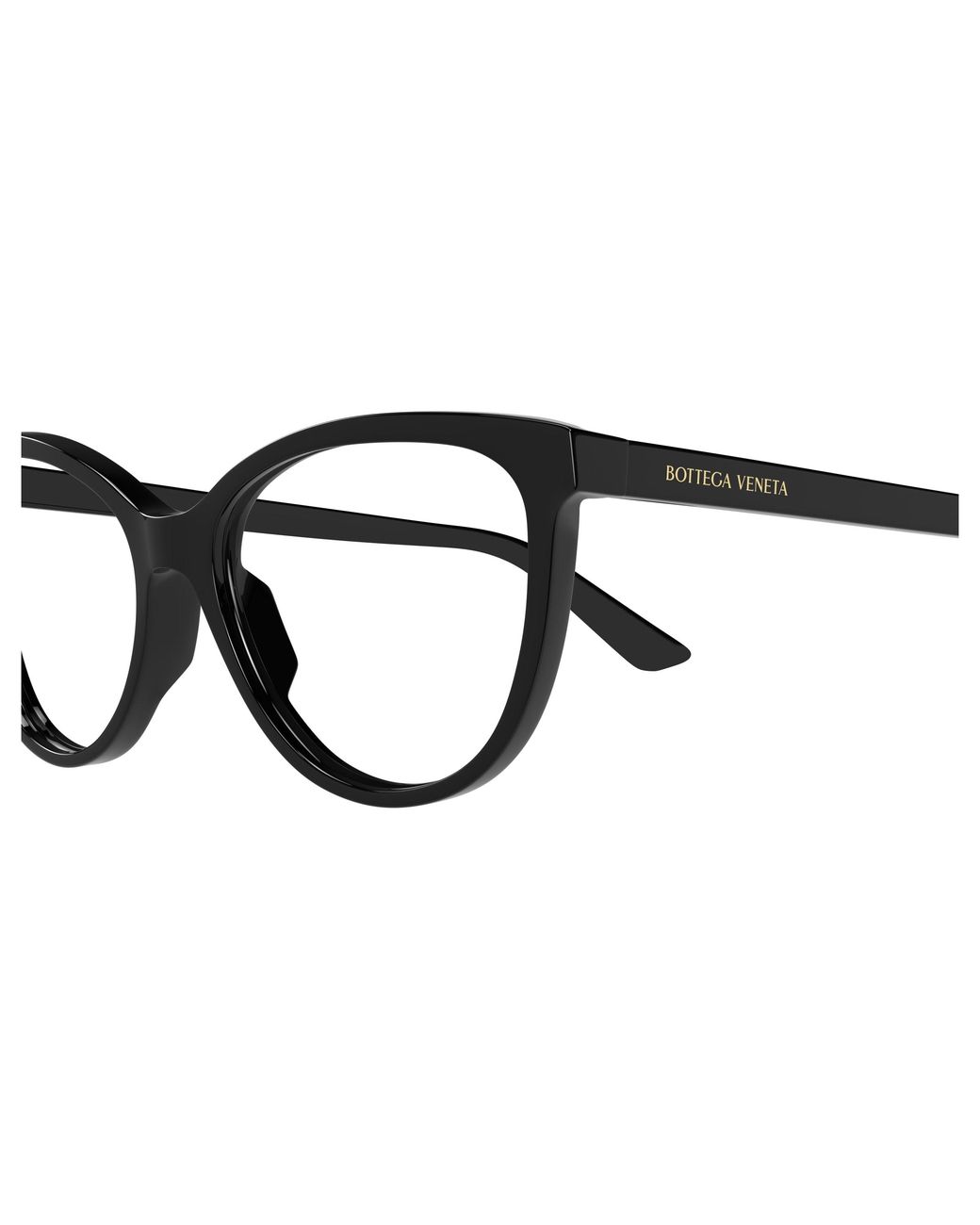 Bottega Veneta Black Bv1313O 006 Optical Frames Acetate Transparent Cat Eye
