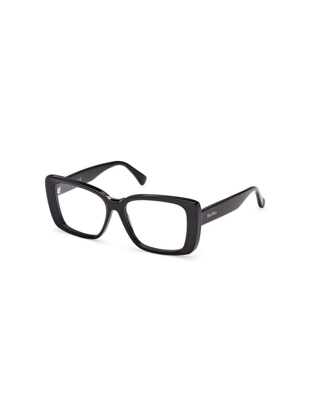 Max Mara Black Mm5208 001 Optical Frames Acetate Butterfly Normal