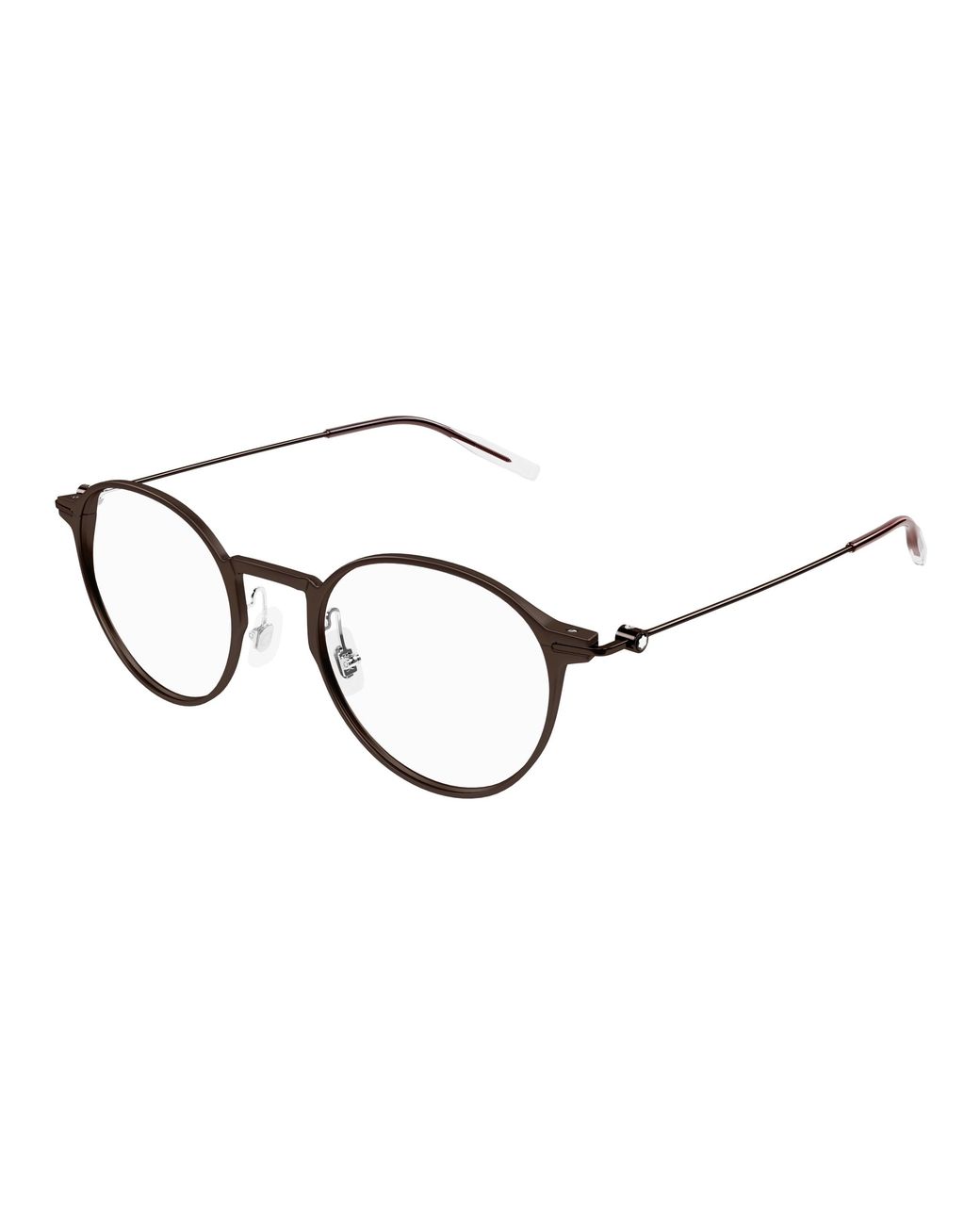 Montblanc Black Mb0357O 002 Optical Frames Transparent Round for men