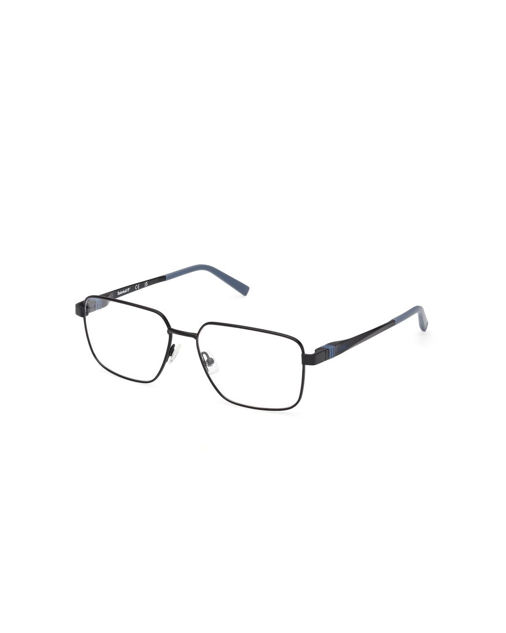 Timberland Black Tb50068 002 Optical Frames Metal Squared Normal for men