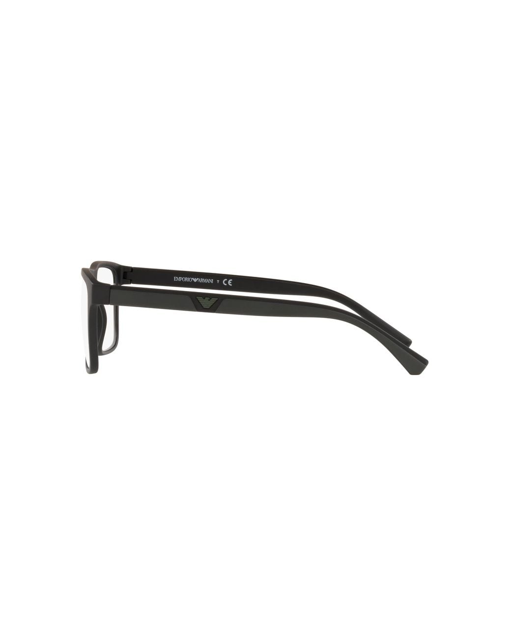 Emporio Armani Black Ea4115 58011W Sunglasses Injected Transparent Squared Normal for men