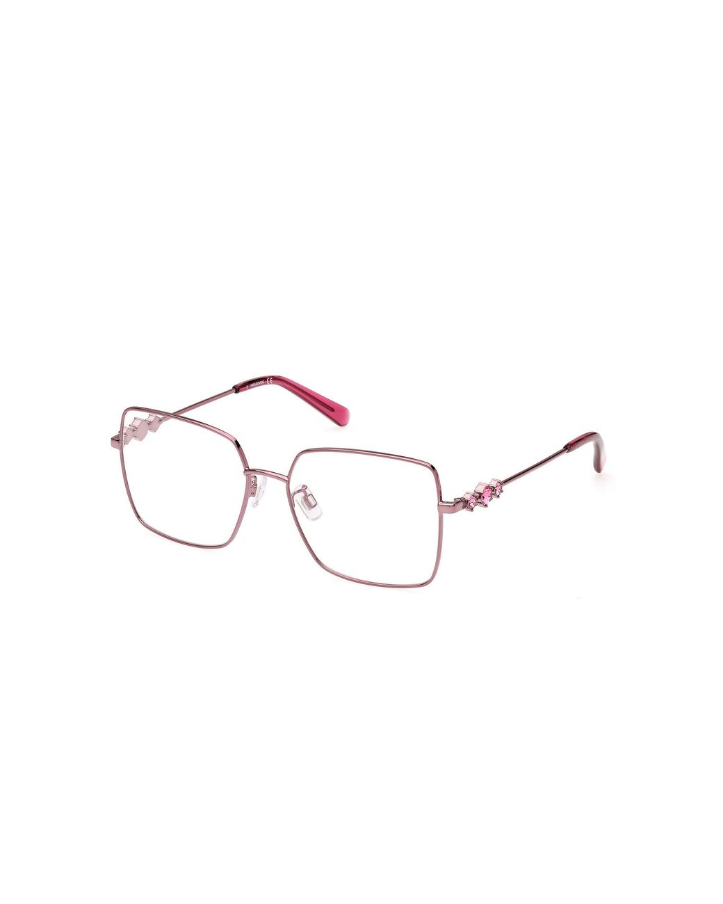 Swarovski Black Sk5458-H 074 Optical Frames Outlet Metal Squared Normal