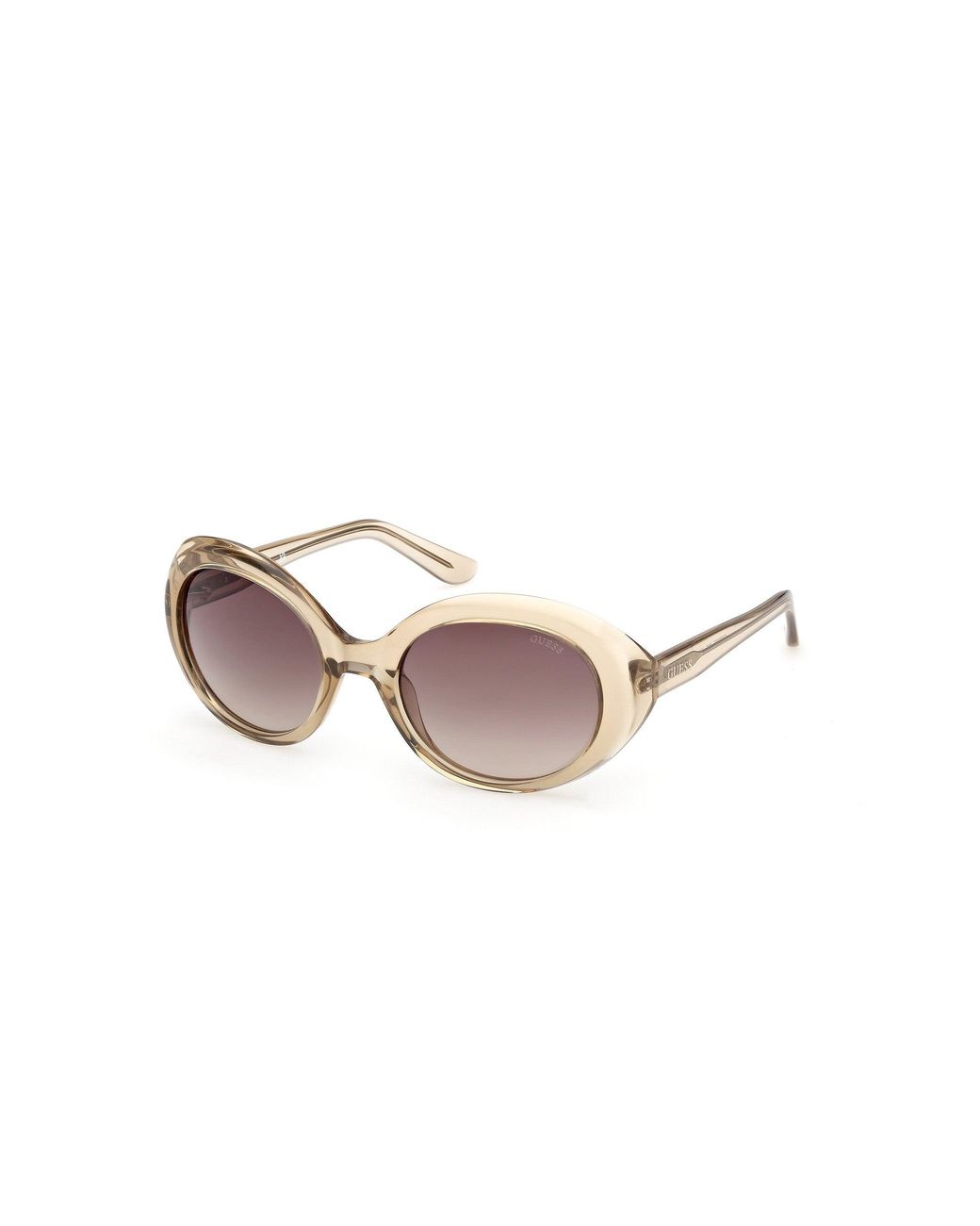 Guess Black Gu00287 59F Sunglasses Injected Round Normal