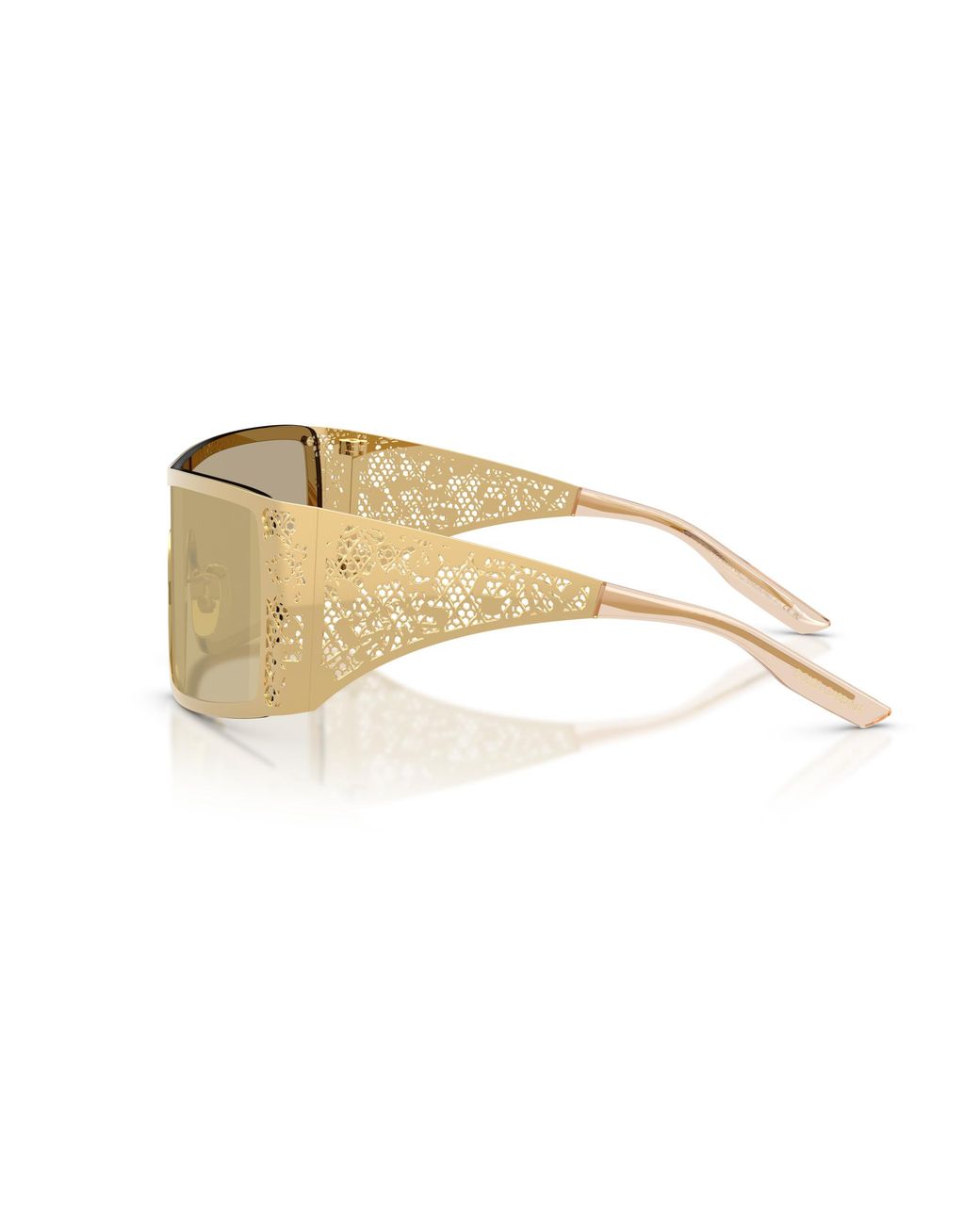 Dolce & Gabbana Black Dg2317 02/7I Sunglasses Metal Squared Mirrored