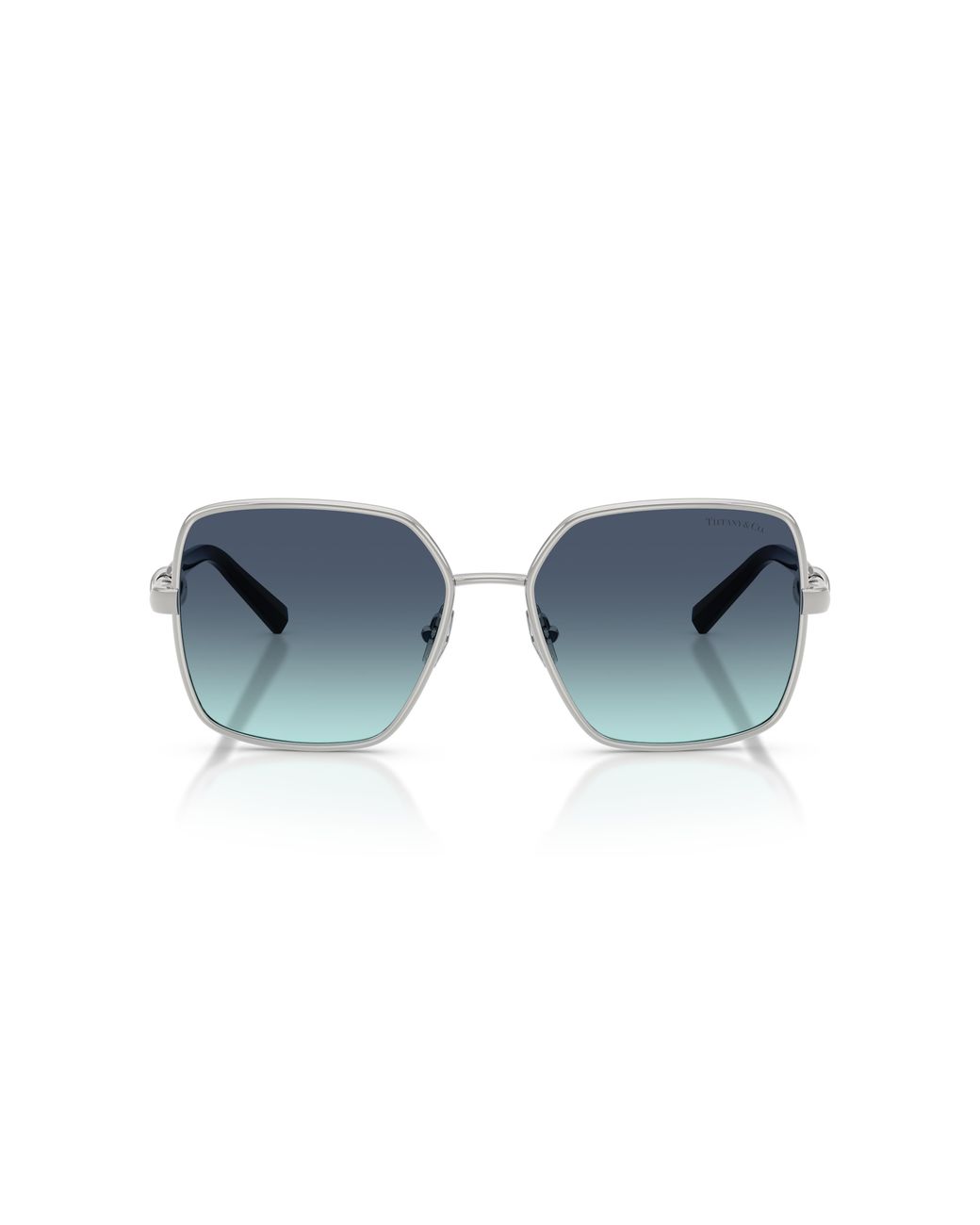 Tiffany & Co Black Tf3122 60019S Sunglasses Metal Squared Normal Nuanced