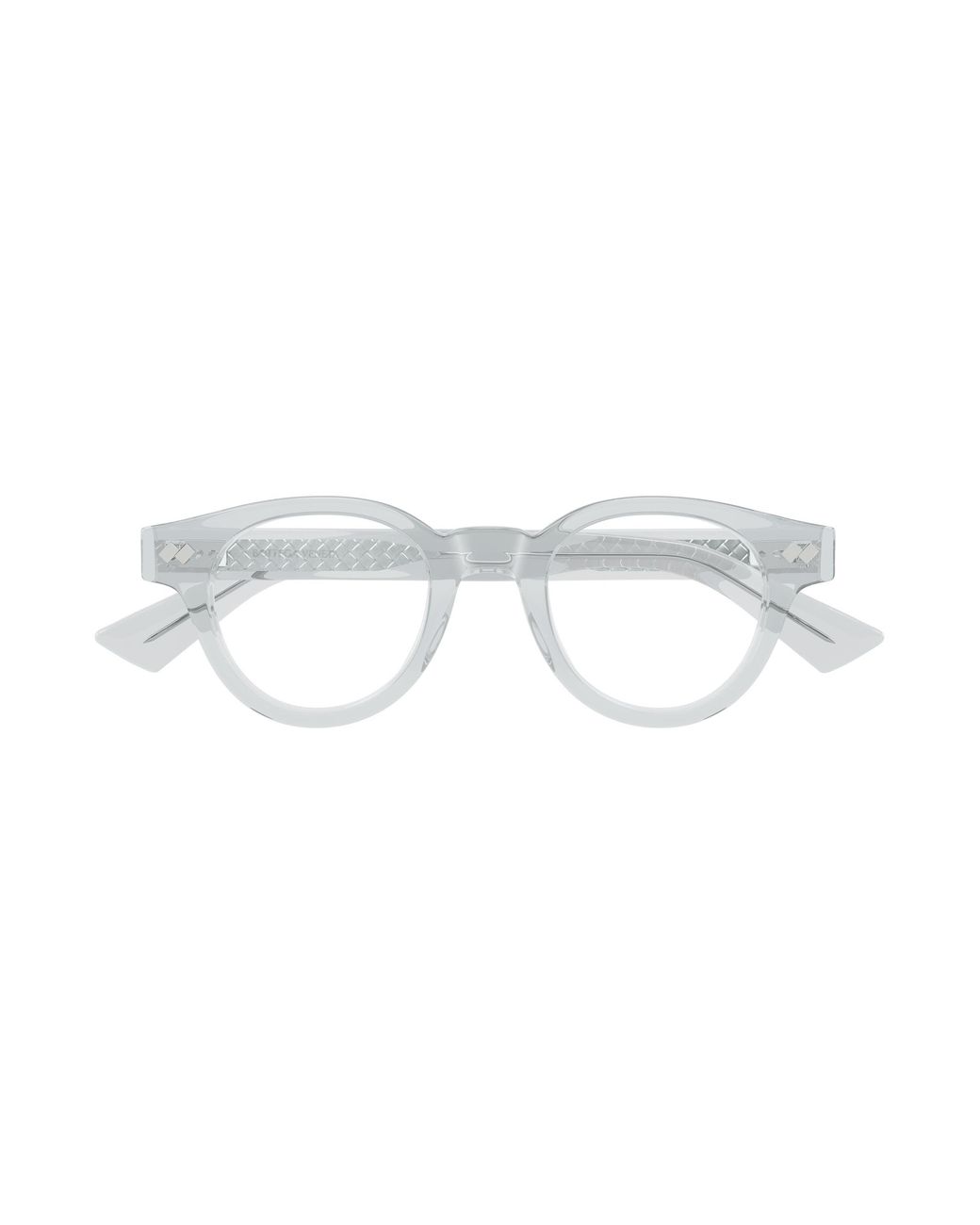 Bottega Veneta Black Bv1443O 003 Optical Frames Acetate Transparent Round