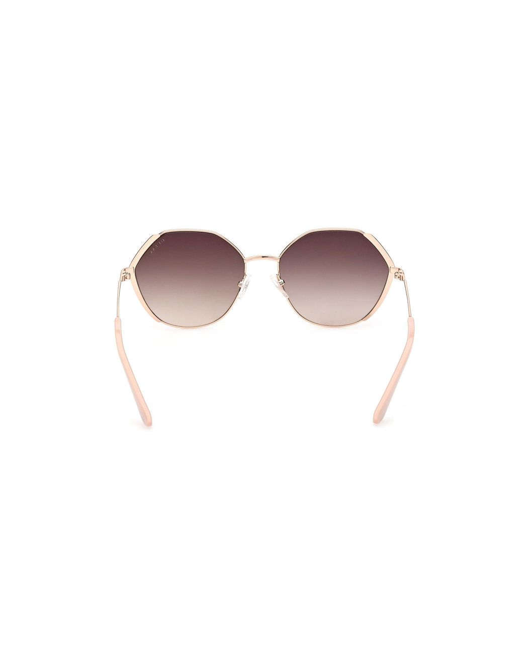 Guess Black Gu7842 28F Sunglasses Metal Geometric Normal Shaded