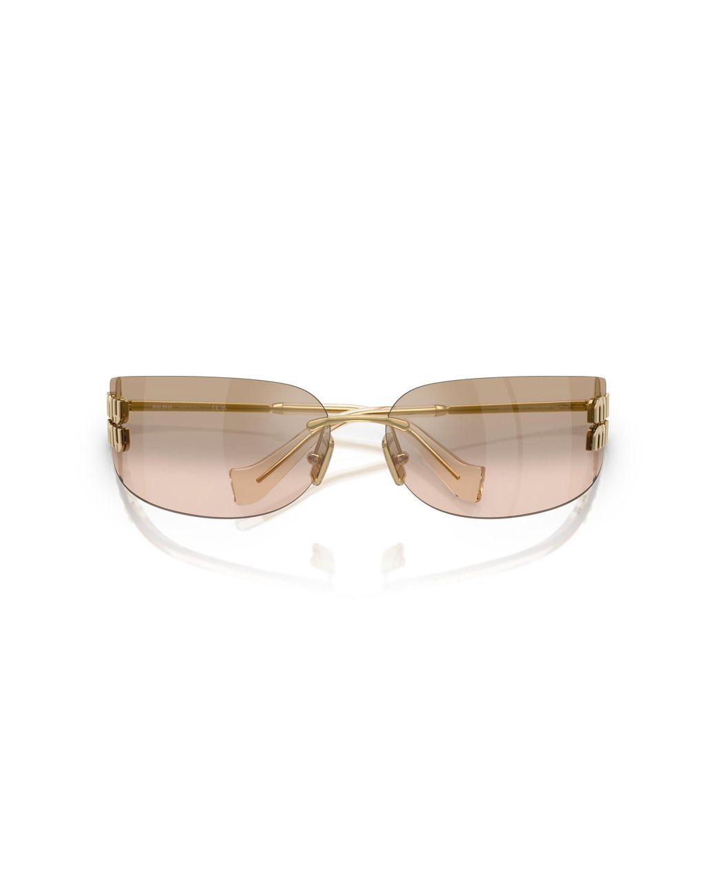 Miu Miu Black Mu A51S 5Ak20P Sunglasses Metal Squared Normal Mirror