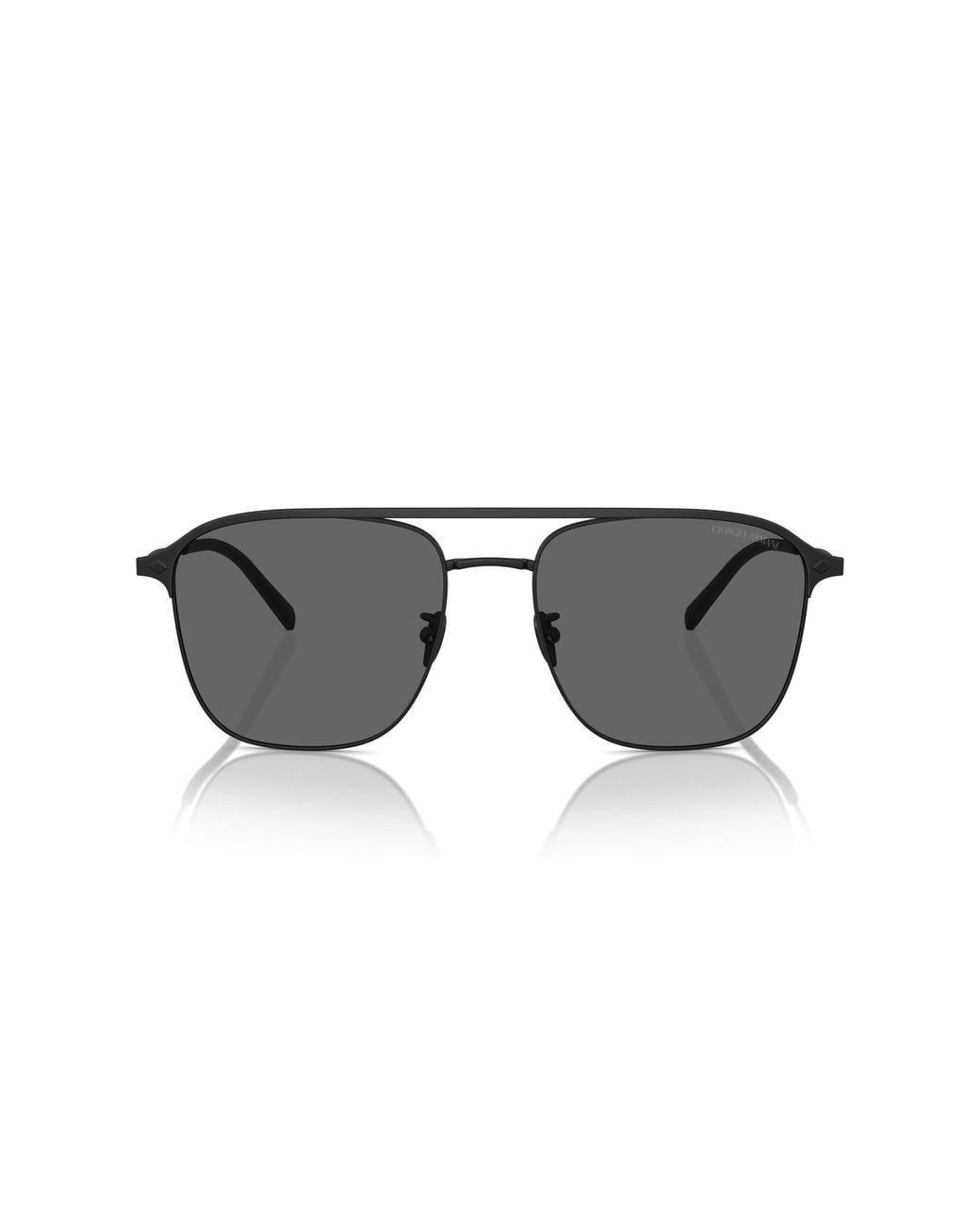 Giorgio Armani Black Ar6154 300187 Sunglasses Steel Squared Normal for men