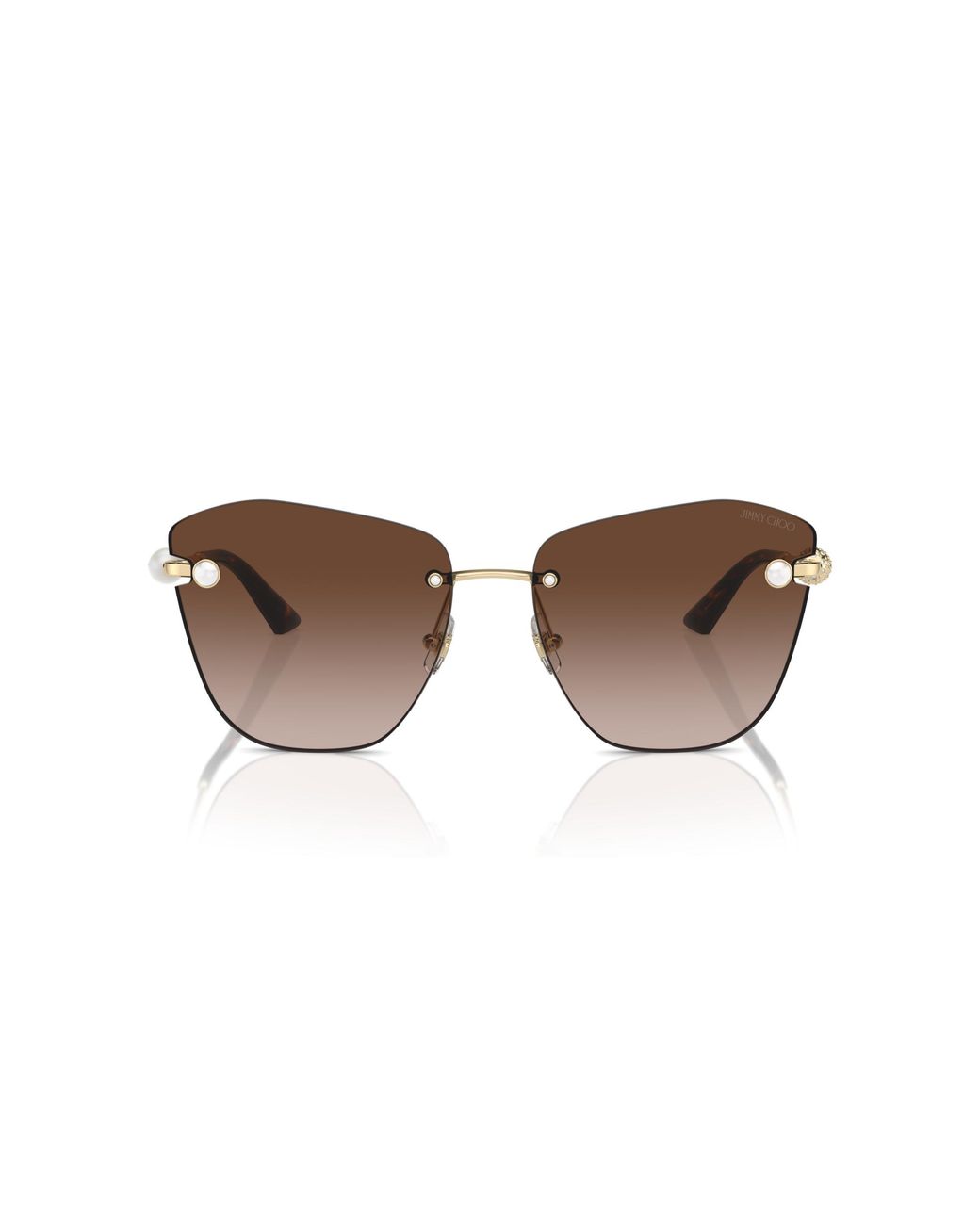 Jimmy Choo Black Jc4004Hb 300613 Sunglasses Metal Butterfly Normal Shaded