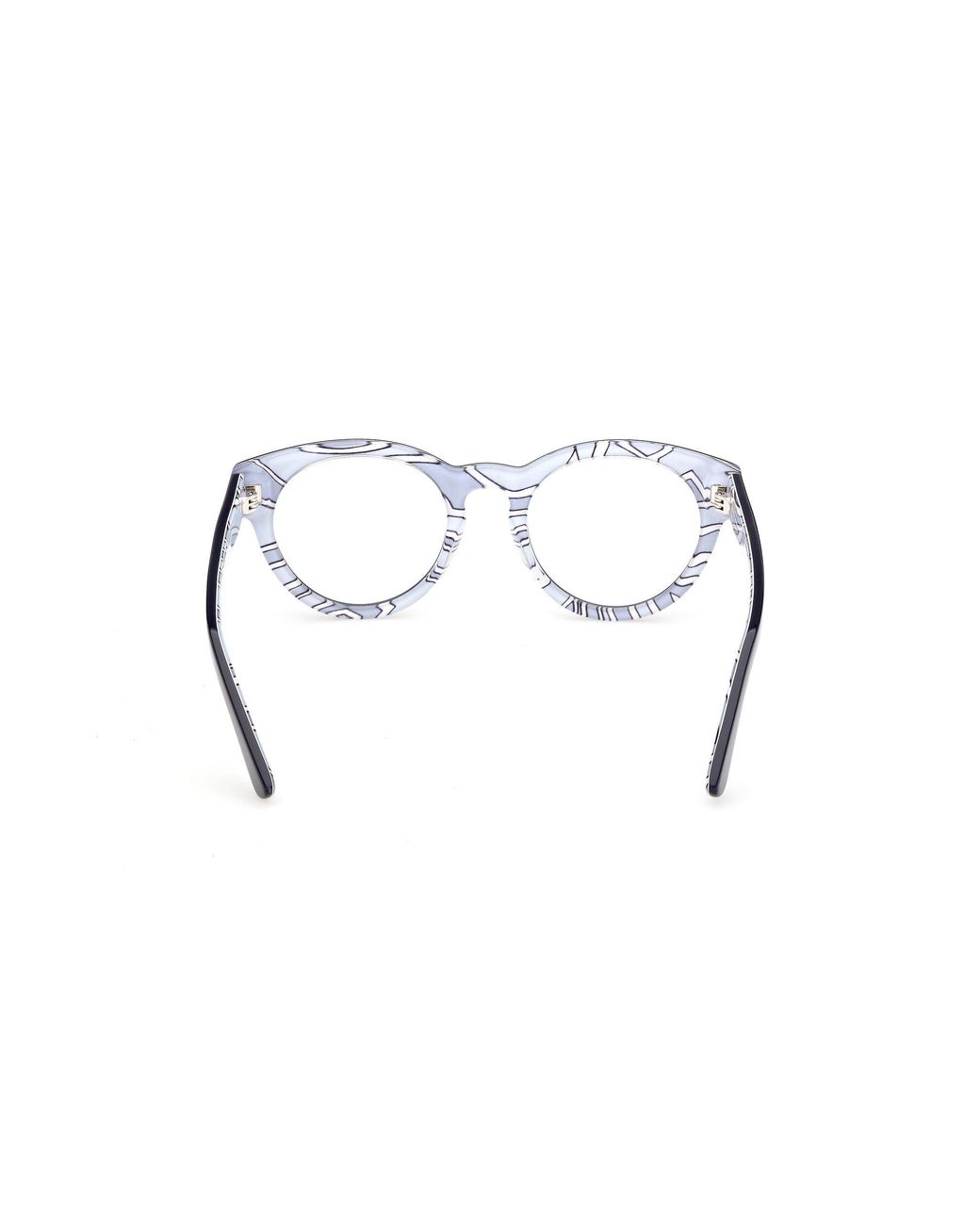 Emilio Pucci Black Ep5282 092 Optical Frames Acetate Round Normal