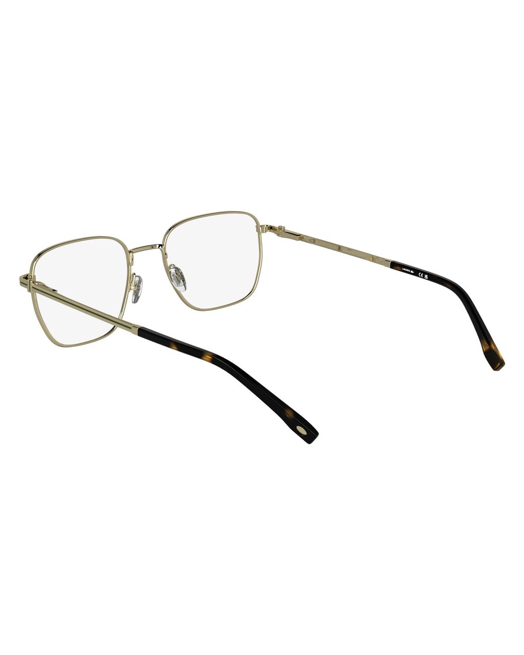 Lacoste Black L2311 040 Optical Frames Metal Squared Normal for men