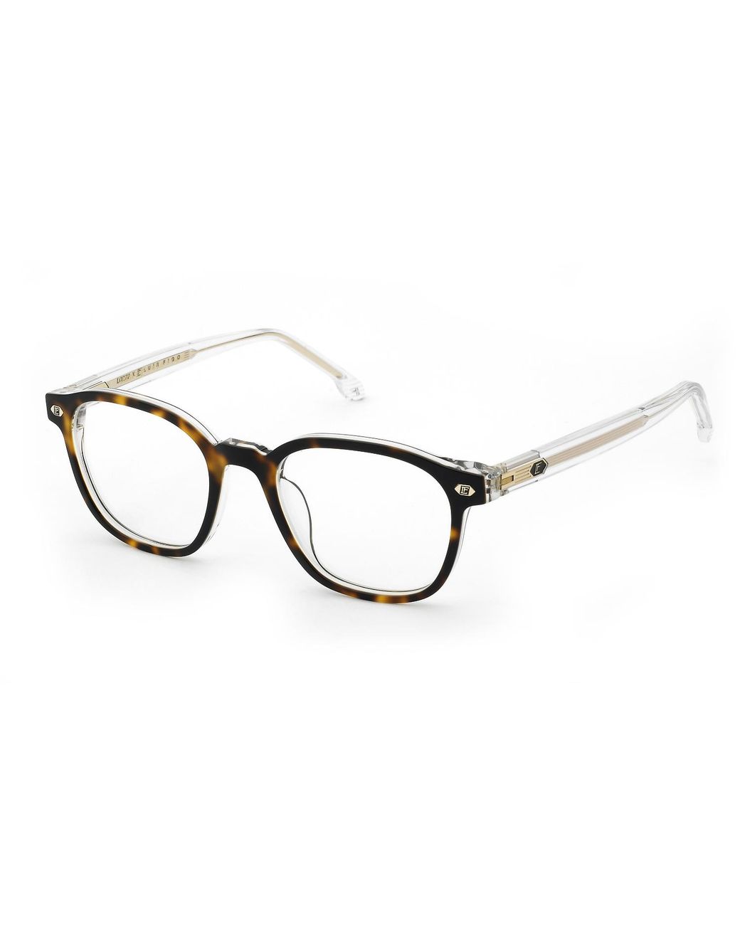 Lozza Black Vl4418 09W2 Optical Frames Acetate Pantos for men