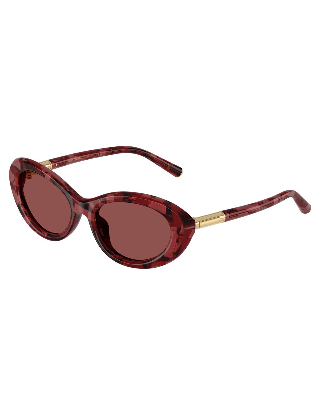 Dolce & Gabbana Black Dg4519 346375 Sunglasses Acetate Round Normal