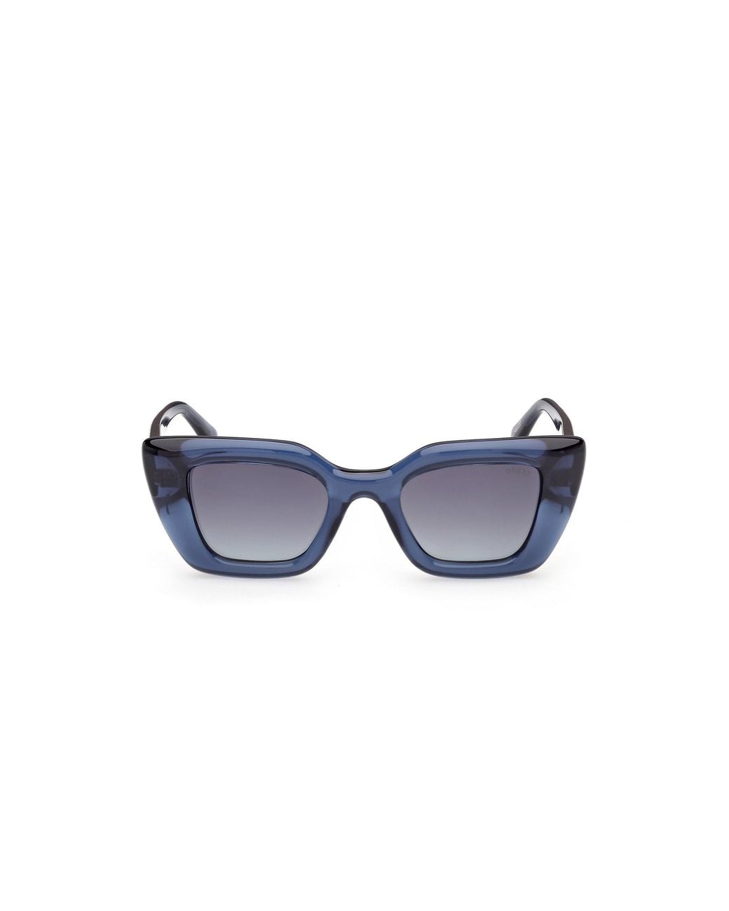 Guess Black Gu00353 90W Sunglasses Injected Squared Normal