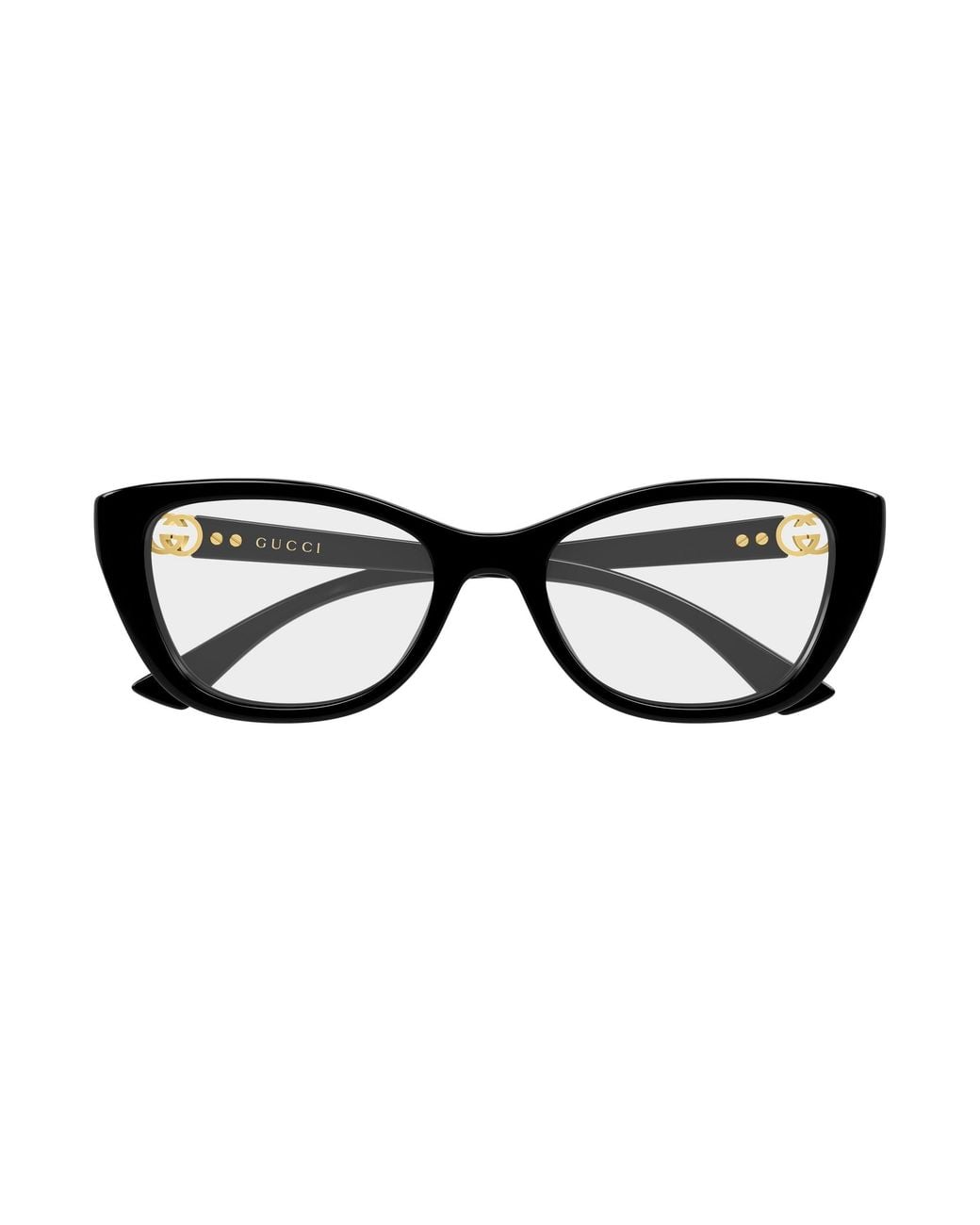Gucci Black Gg2196Ol 001 Optical Frames Injected Transparent Cat Eye