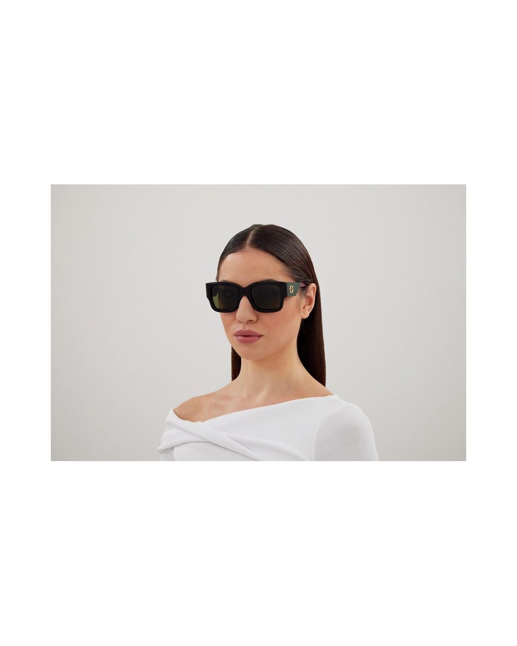 Gucci Black Gg1663S 002 Sunglasses Acetate Squared