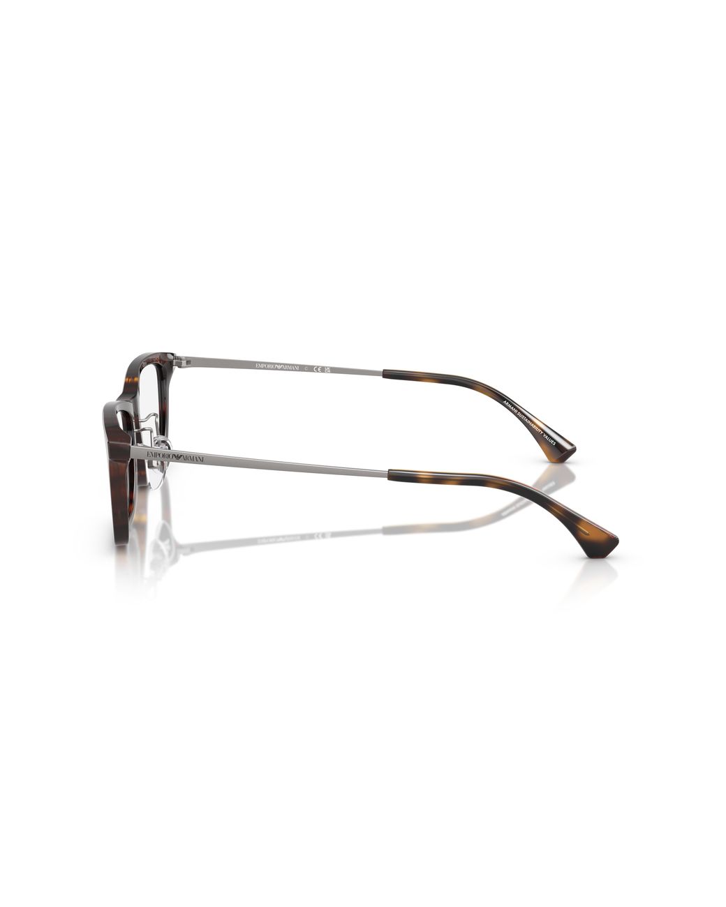 Emporio Armani Black Ea3252D 5026 Optical Frames Acetate Squared Normal for men