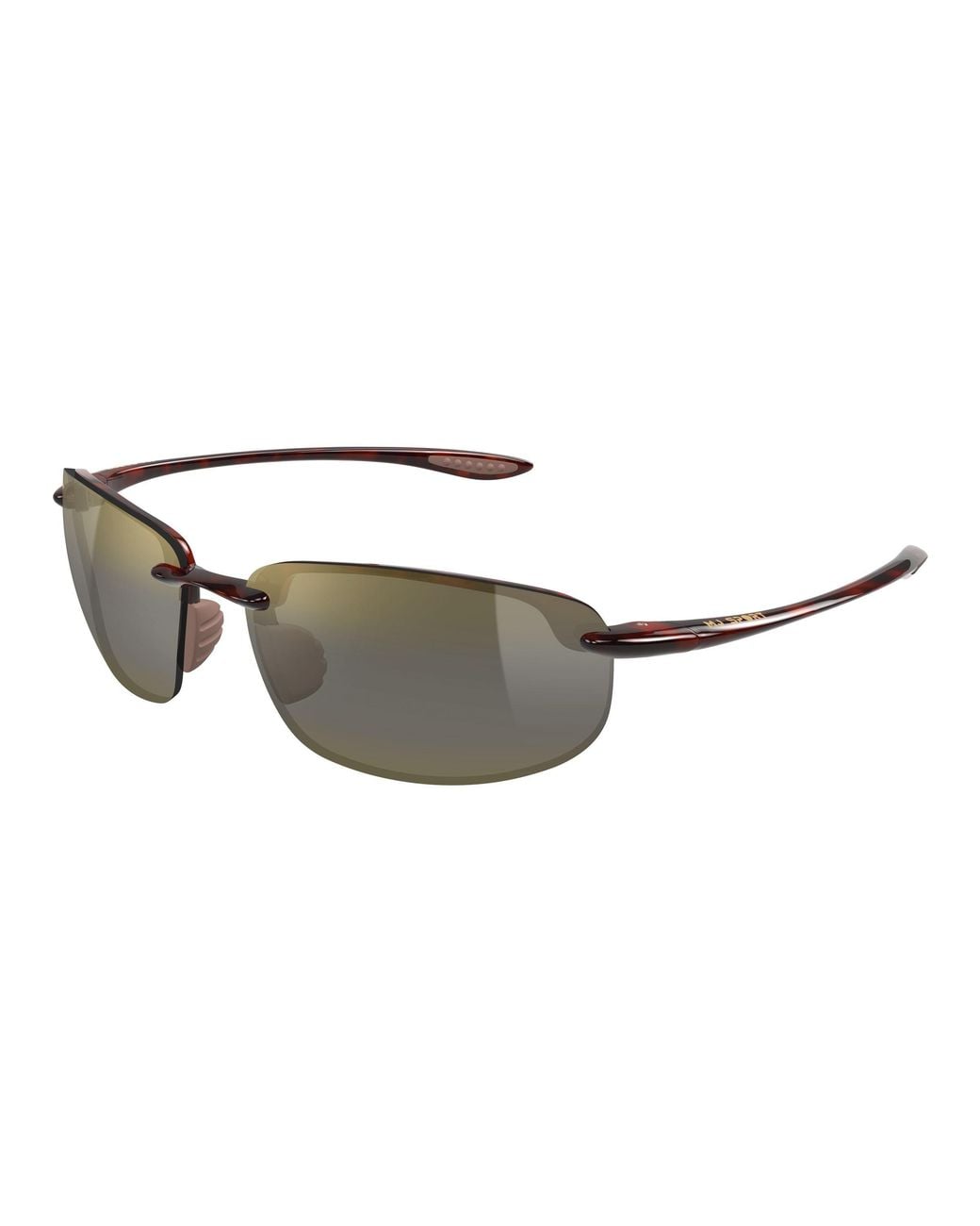 Maui Jim Black Mj0407Sa 003 Occhiali Da Sole Iniettato Bronzo Squadrata