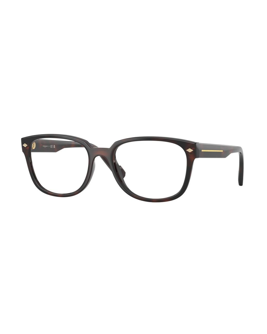 Vogue Eyewear Black Vo5755 2386 Optical Frames Acetate Transparent Squared Normal for men